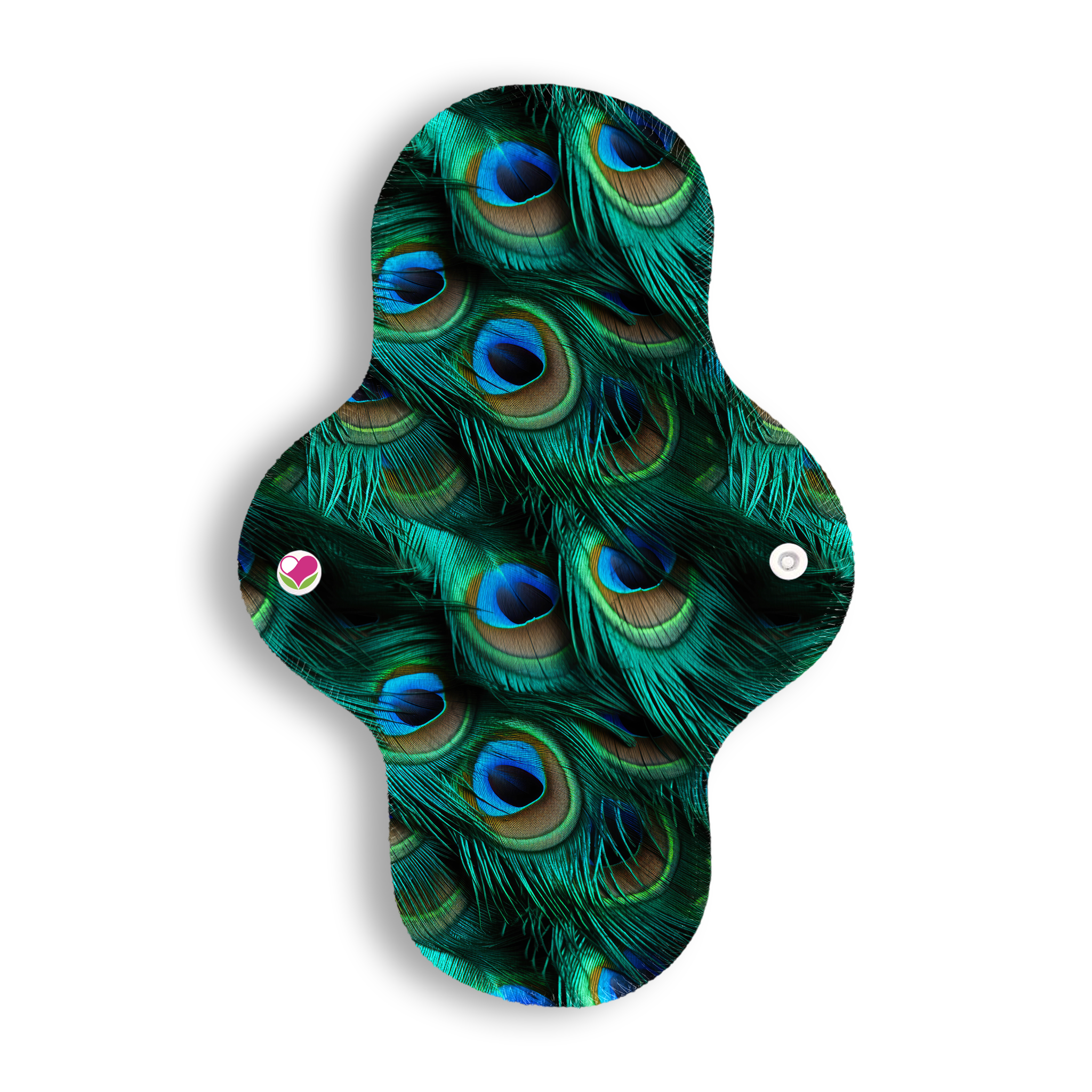 Regular plumas pavo real 26 cms