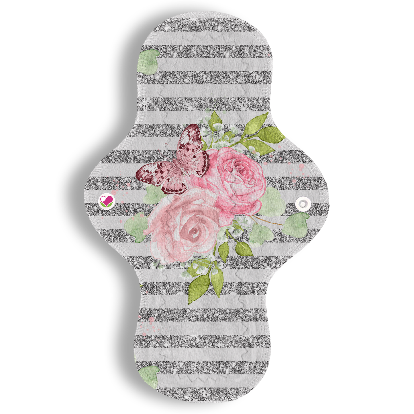 Abundante mariposas plata 29 cms