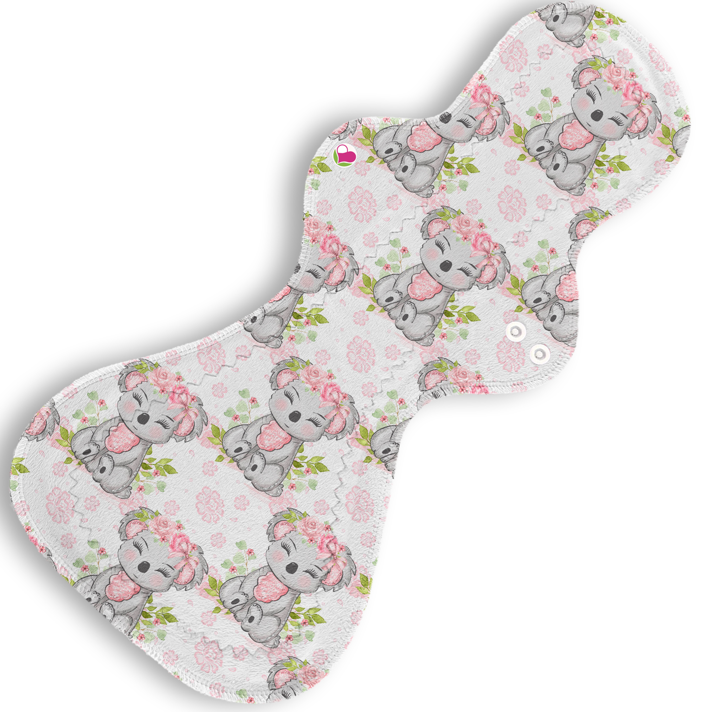 Plus koalas rosas blanco 40 cms