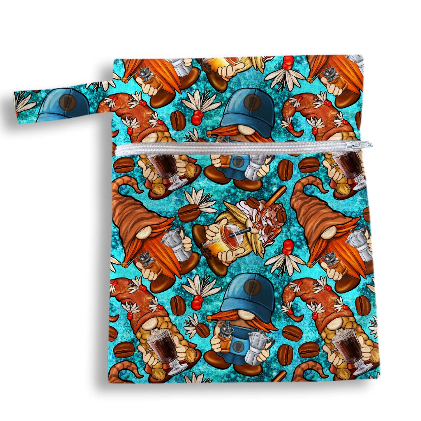 Bolsa gnomos coffe 18 x 25 cms