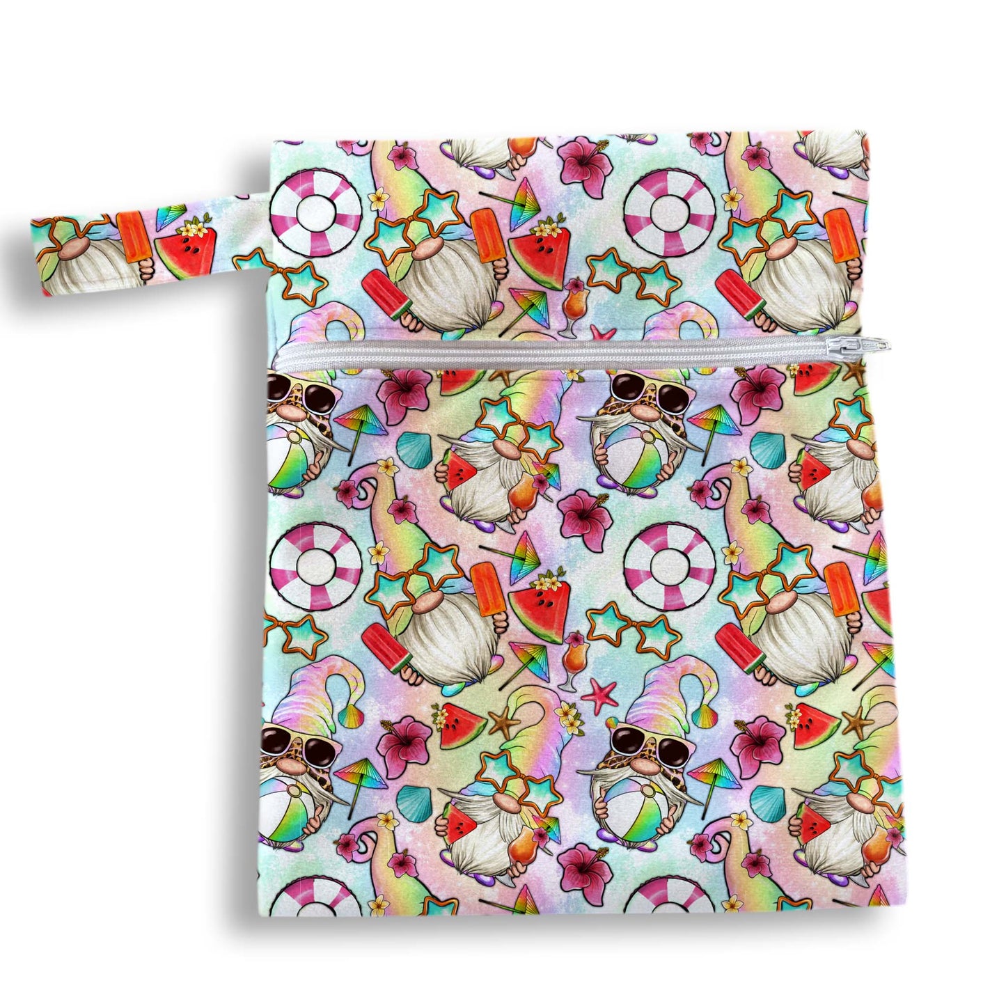 Bolsa gnomos playa 18 x 25 cms