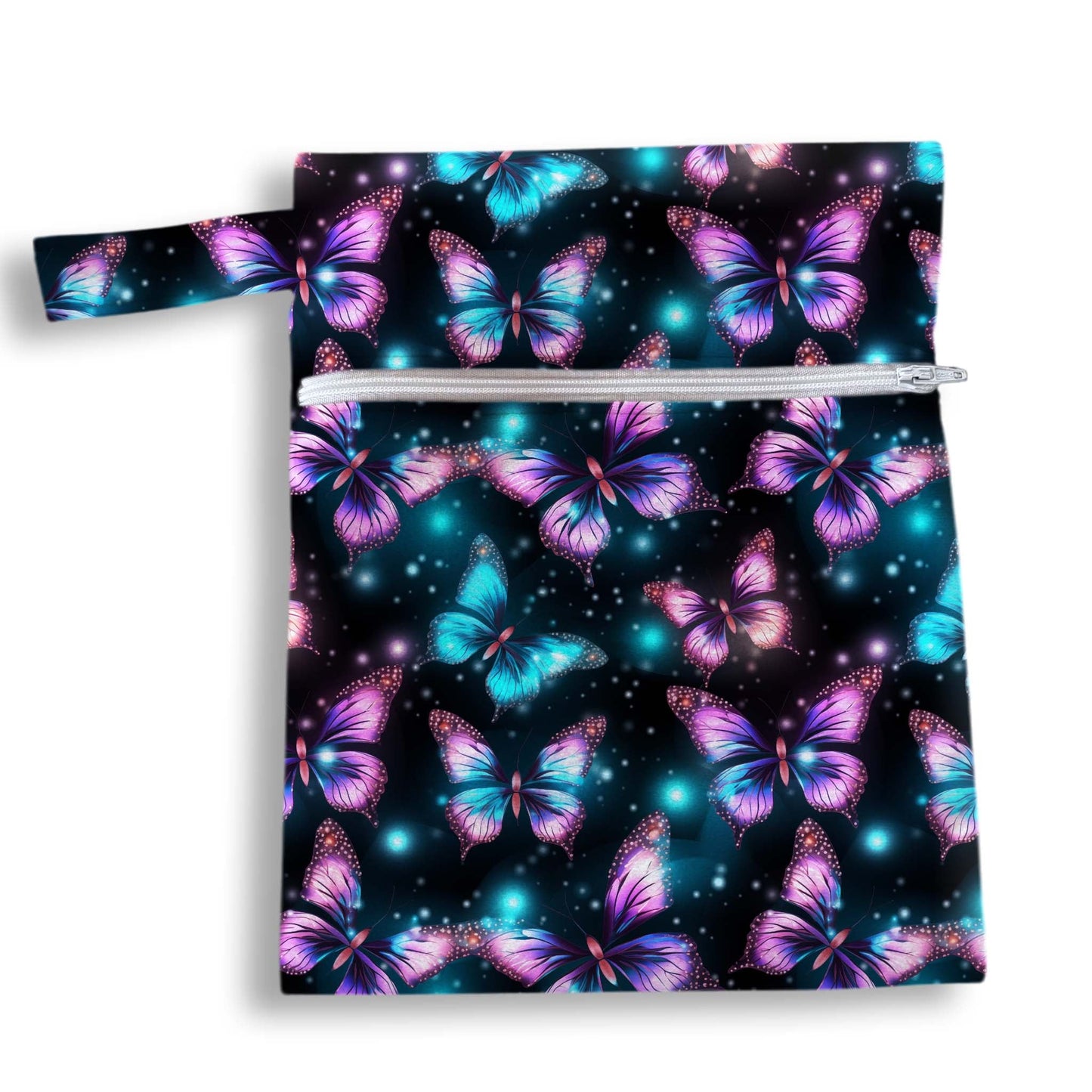 Bolsa mariposas night 18 x 25 cms