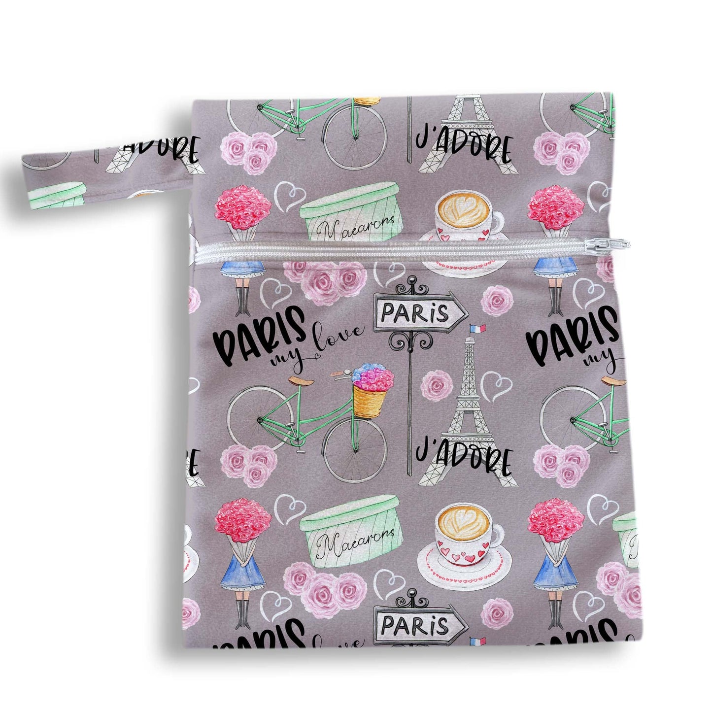 Bolsa paris gris 18 x 25 cms