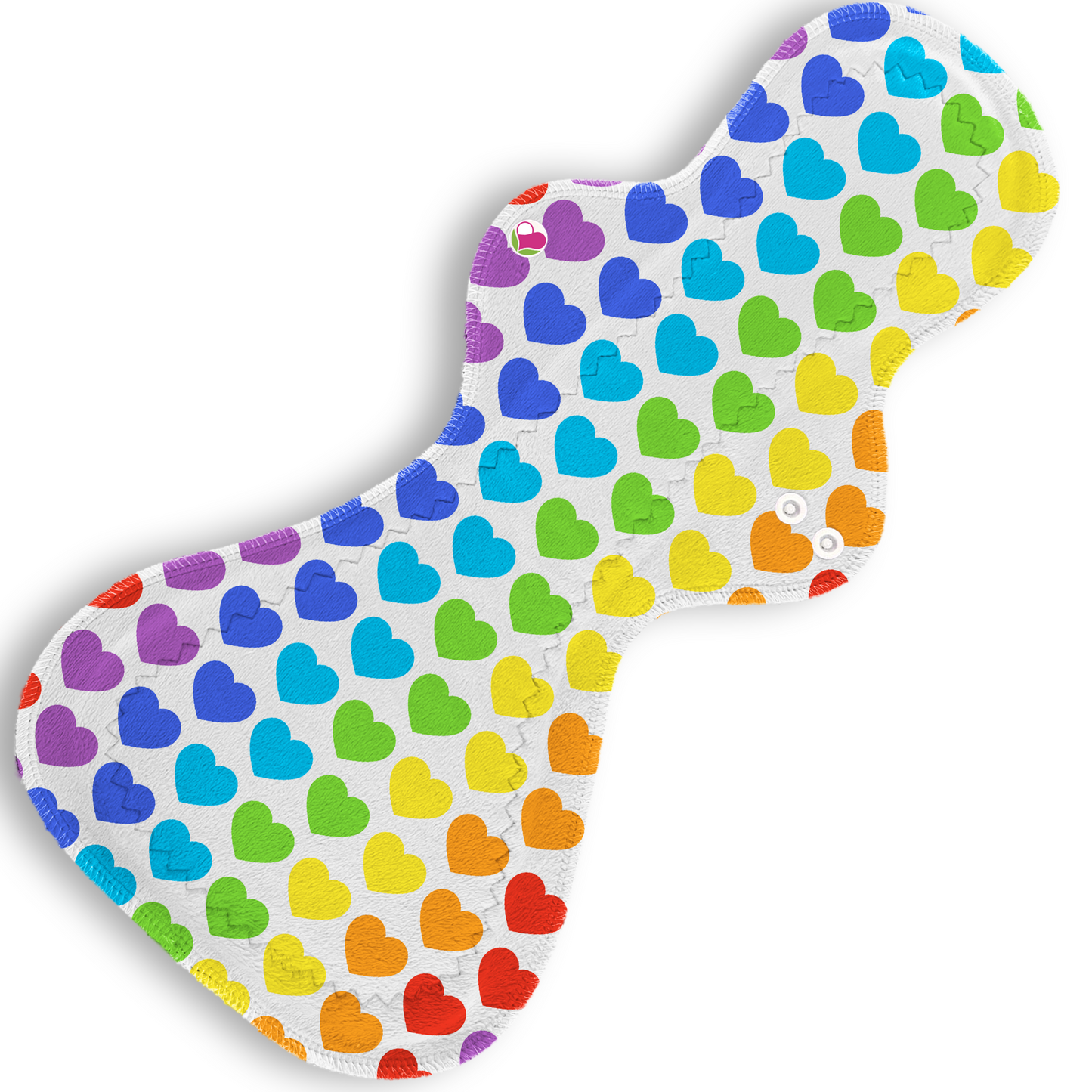 Plus corazones colores blanco 40 cms