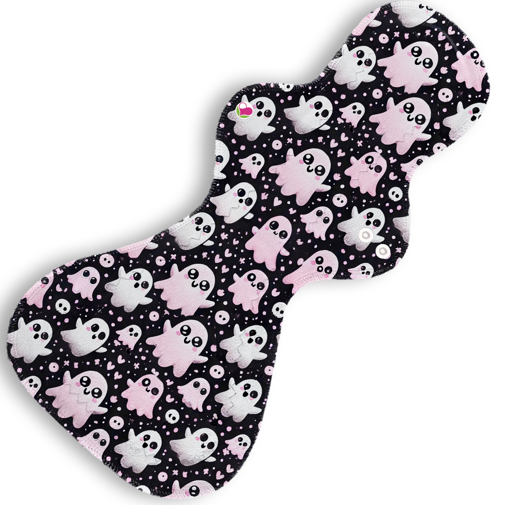 fantasma kawaii rosa negro