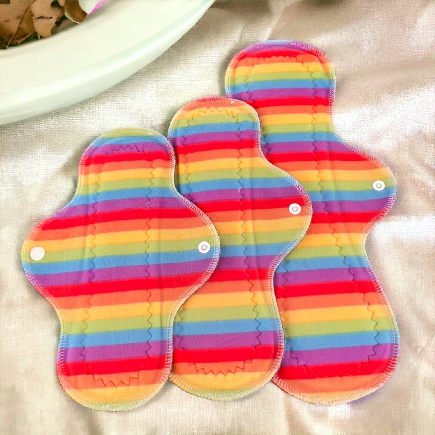 Pack prueba 3 toallas arcoiris minky