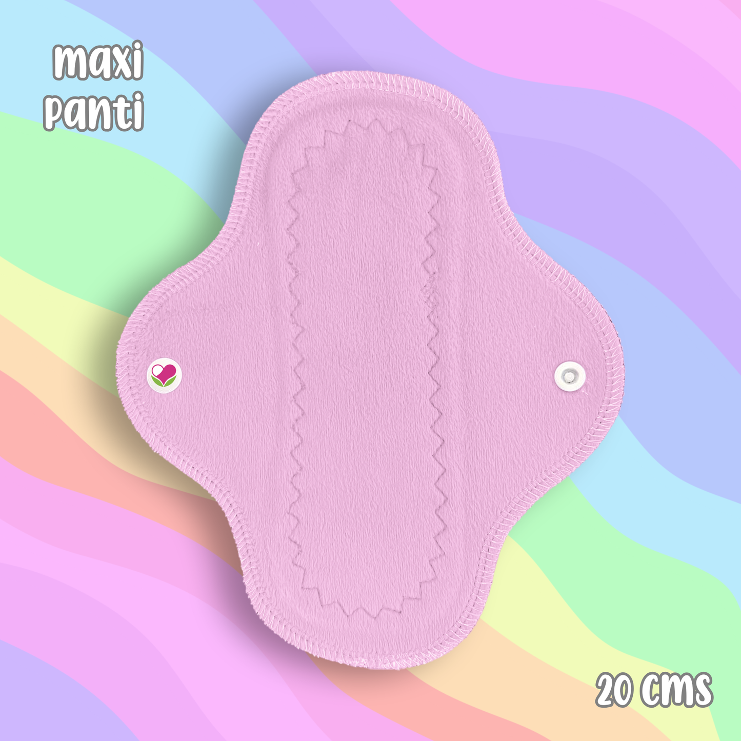 Maxi panti protector minky rosa 20 cms