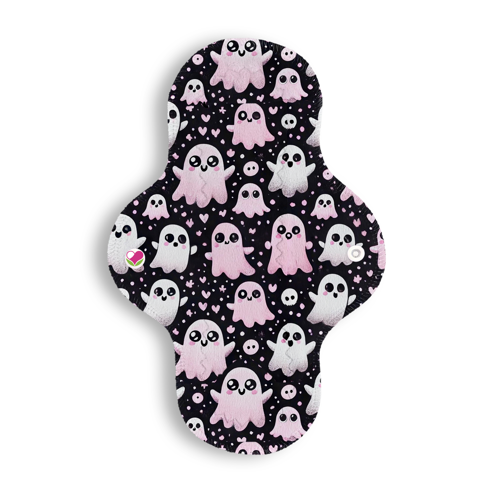 fantasma kawaii rosa negro
