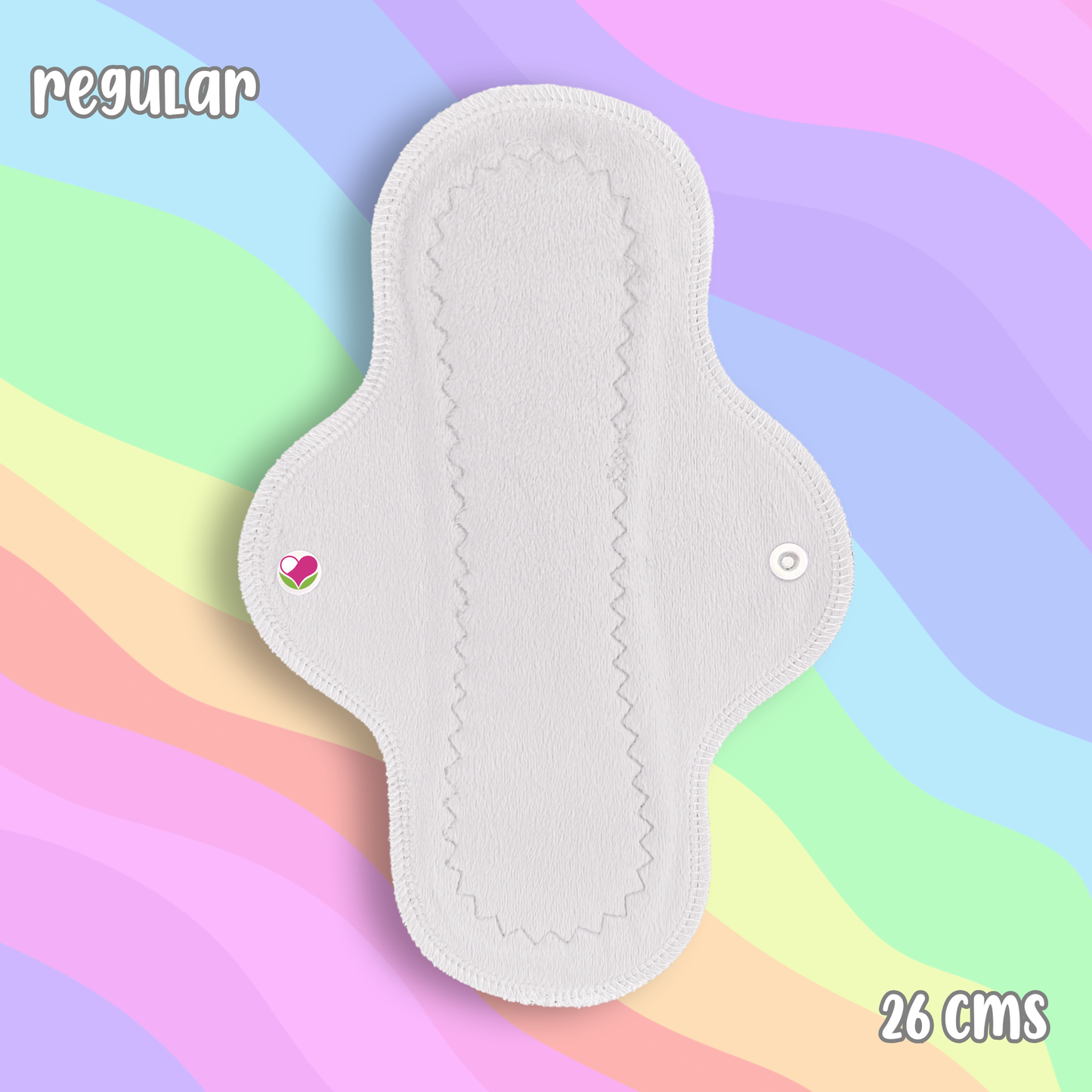 Regular minky blanco 26 cms