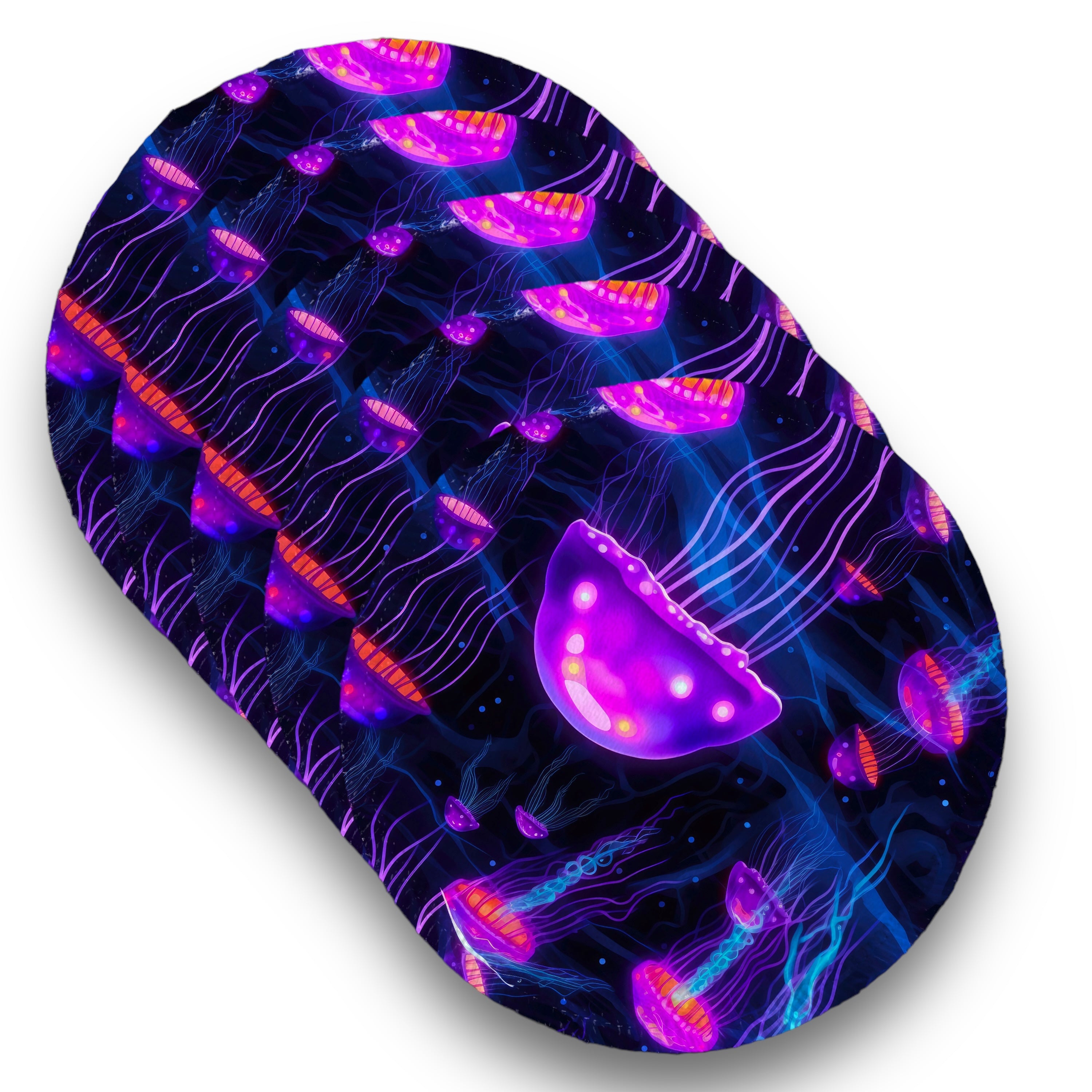 Desmaquillantes medusas pack 5 piezas 12 cms