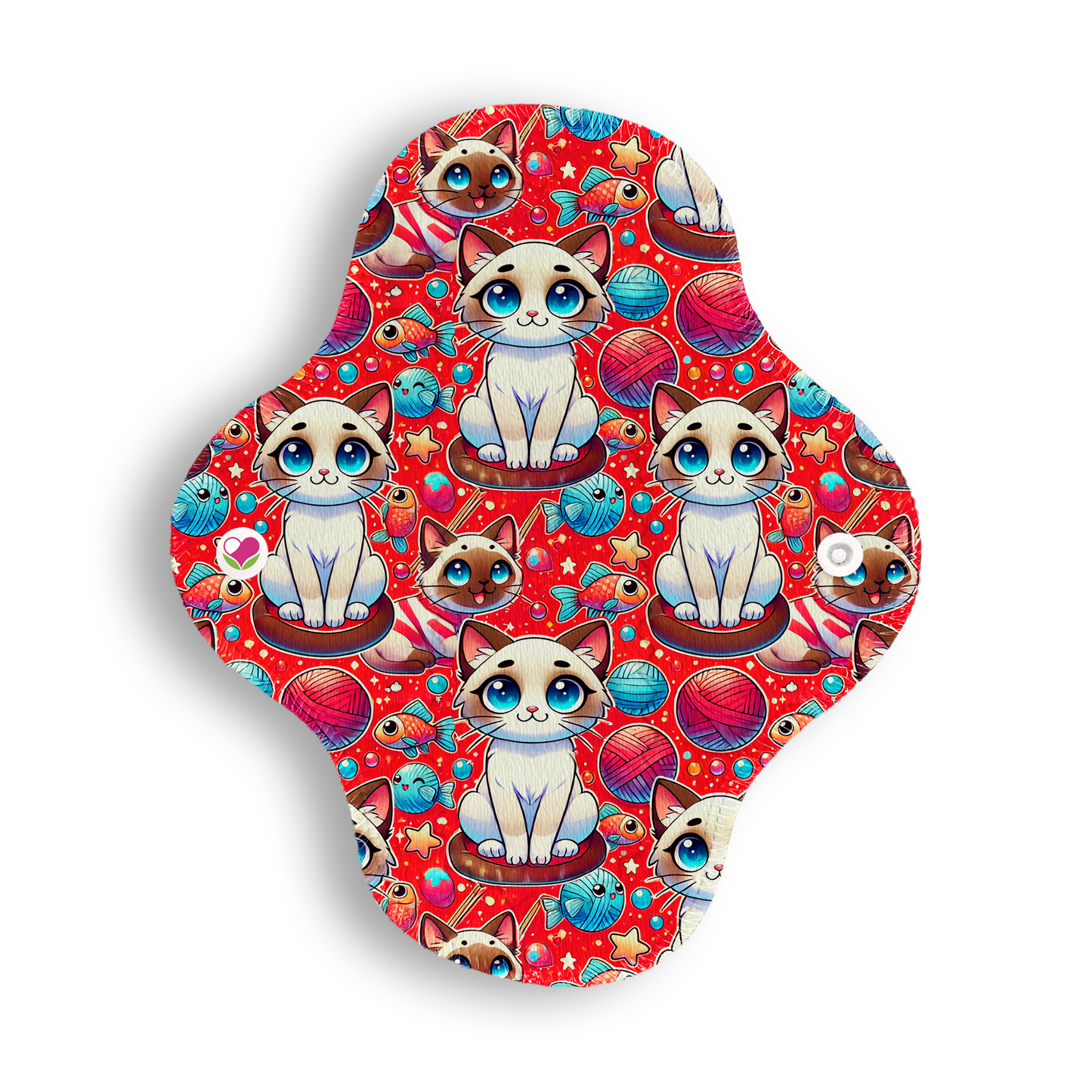 Maxi panti protector gatitos siames cute 20 cms