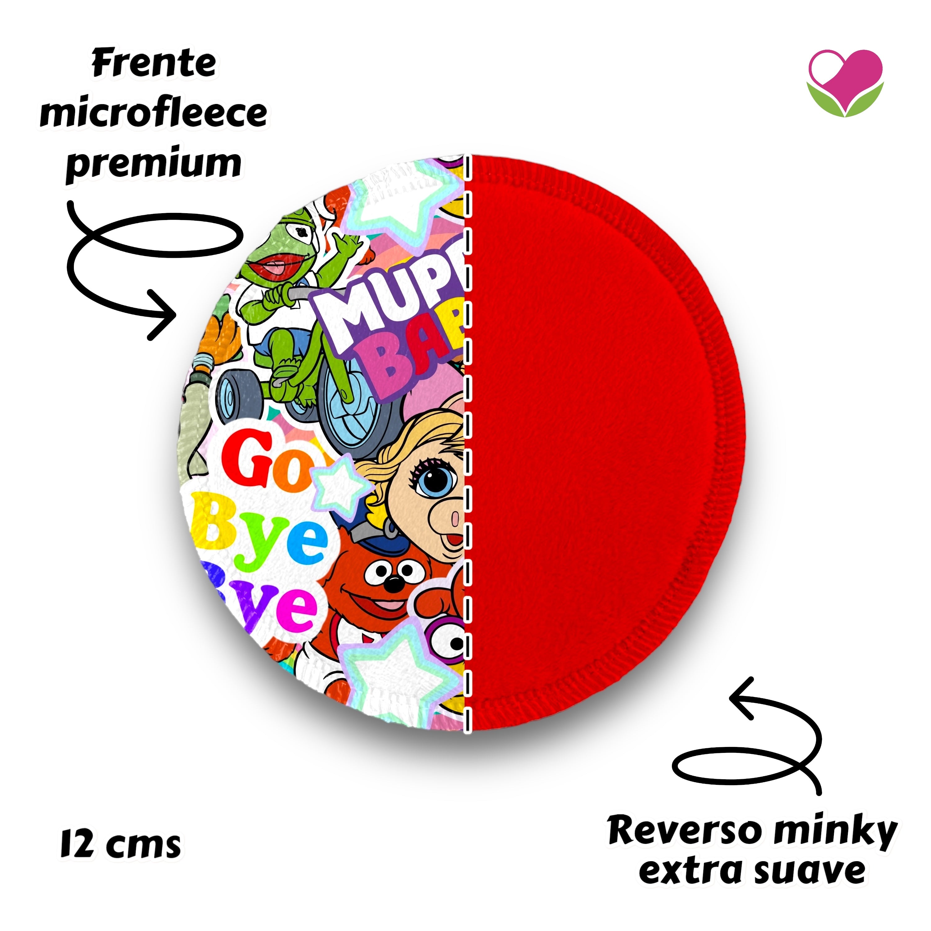 Desmaquillantes muppets pack 5 piezas 12 cms