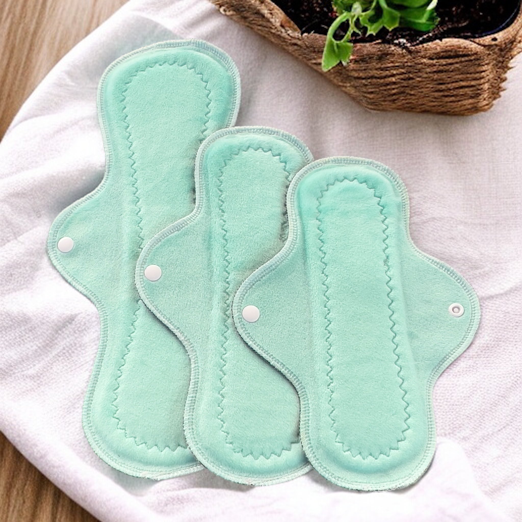 Pack prueba 3 toallas menta minky