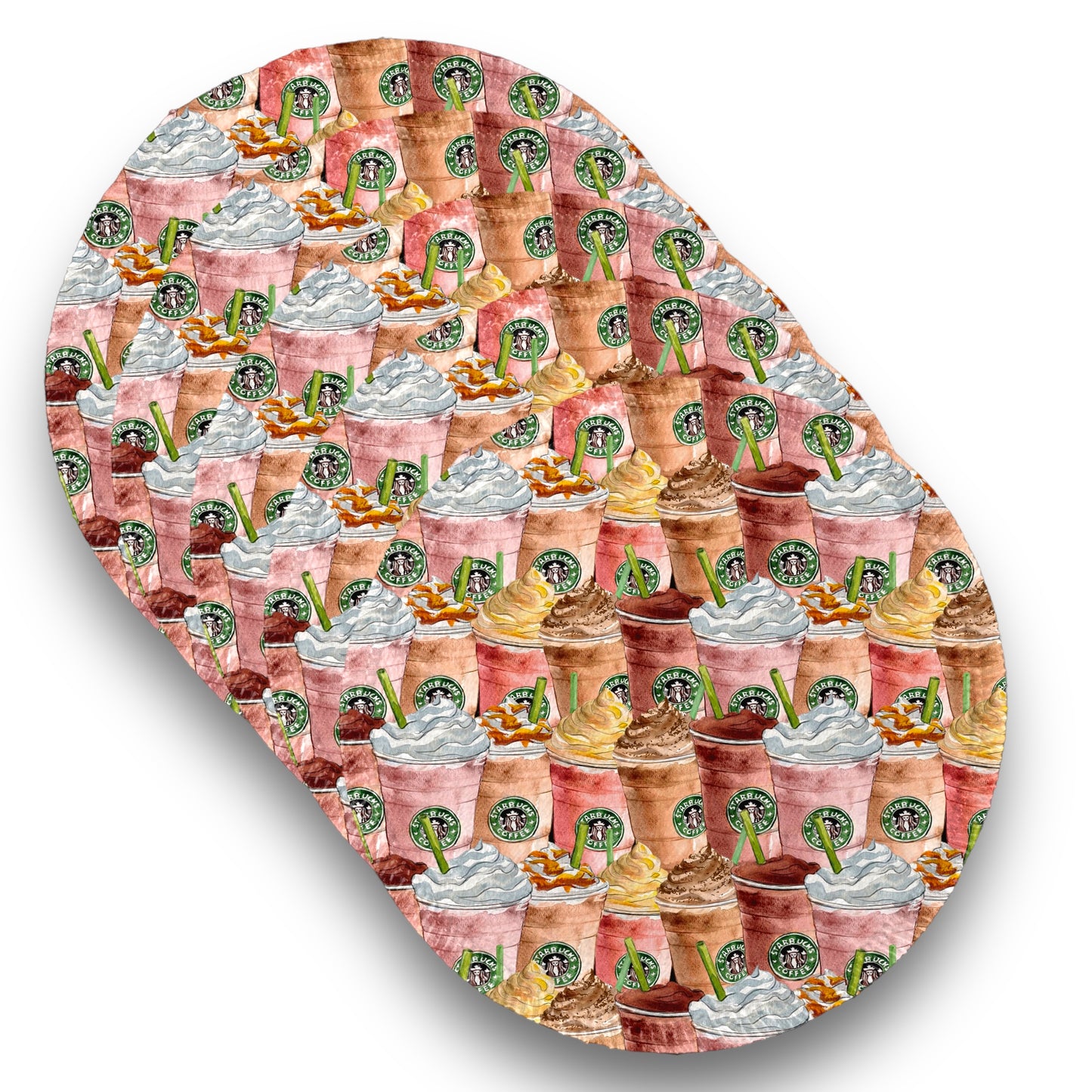 Desmaquillantes starbucks rosa pack 5 piezas 12 cms