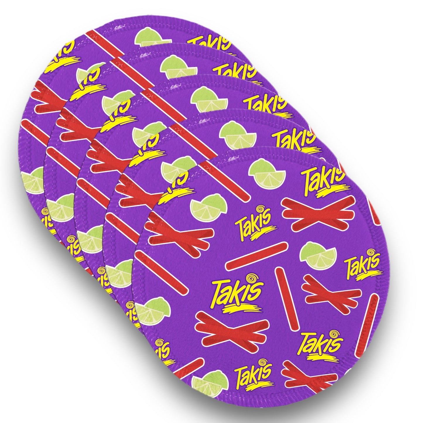 Desmaquillantes takis pack 5 piezas 12 cms