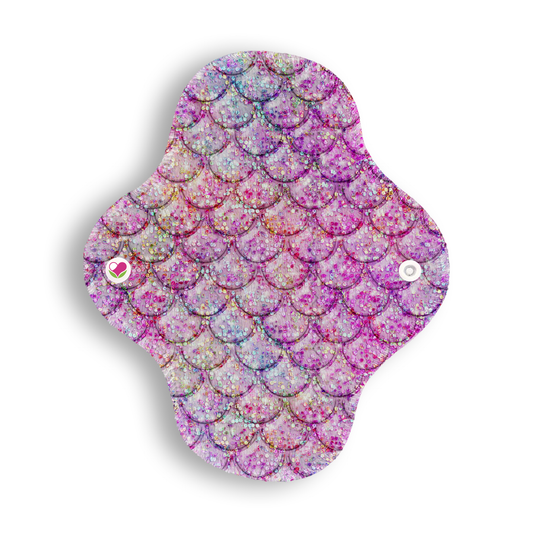 Maxi panti escamas glitter rosa 20 cms