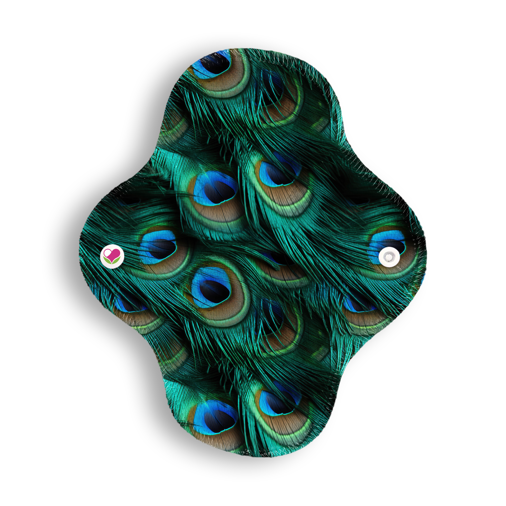 Maxi panti plumas pavo real 20 cms