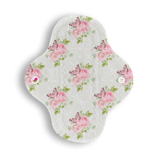 Maxi panti rosas mariposas bco 20 cms