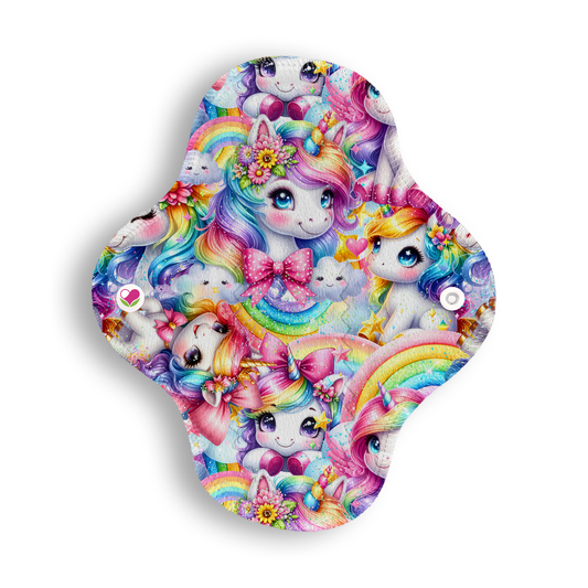 Maxi panti unicornios arcoiris 20 cms