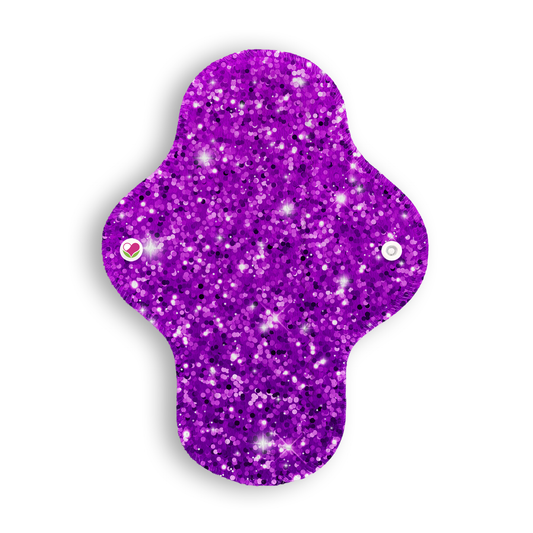Ligera glitter purpura 22 cms