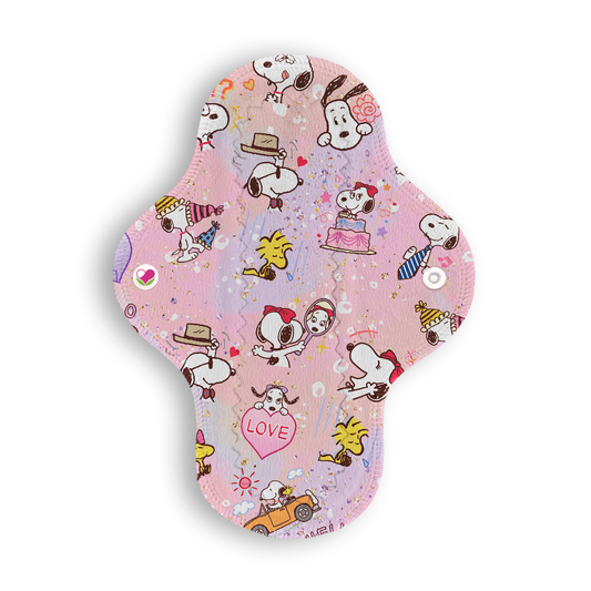 Ligera snoopy rosa 22 cms