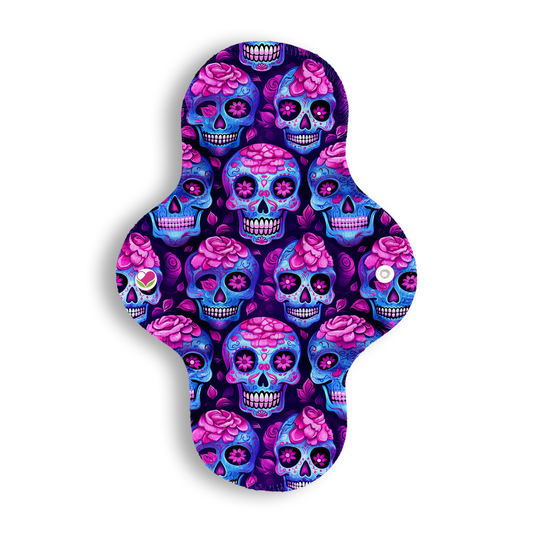 Regular calaveras morado 26 cms