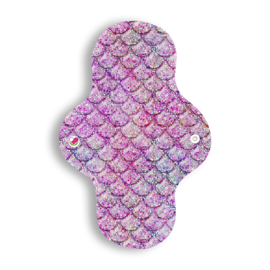 Regular escamas glitter rosa 26 cms