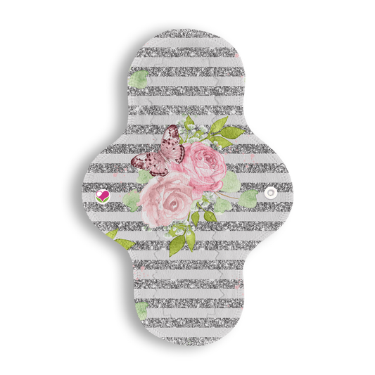 Regular mariposas plata 26 cms