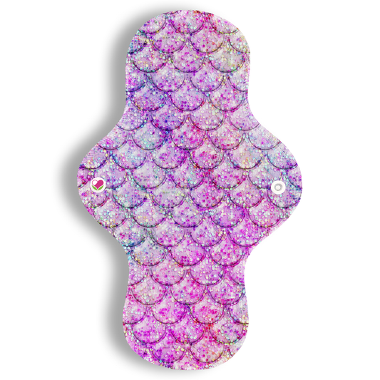 Abundante escamas glitter rosa 29 cms