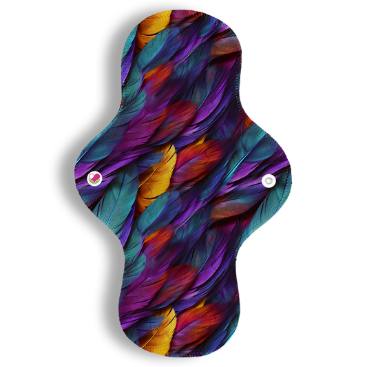 Abundante plumas morado new 29 cms