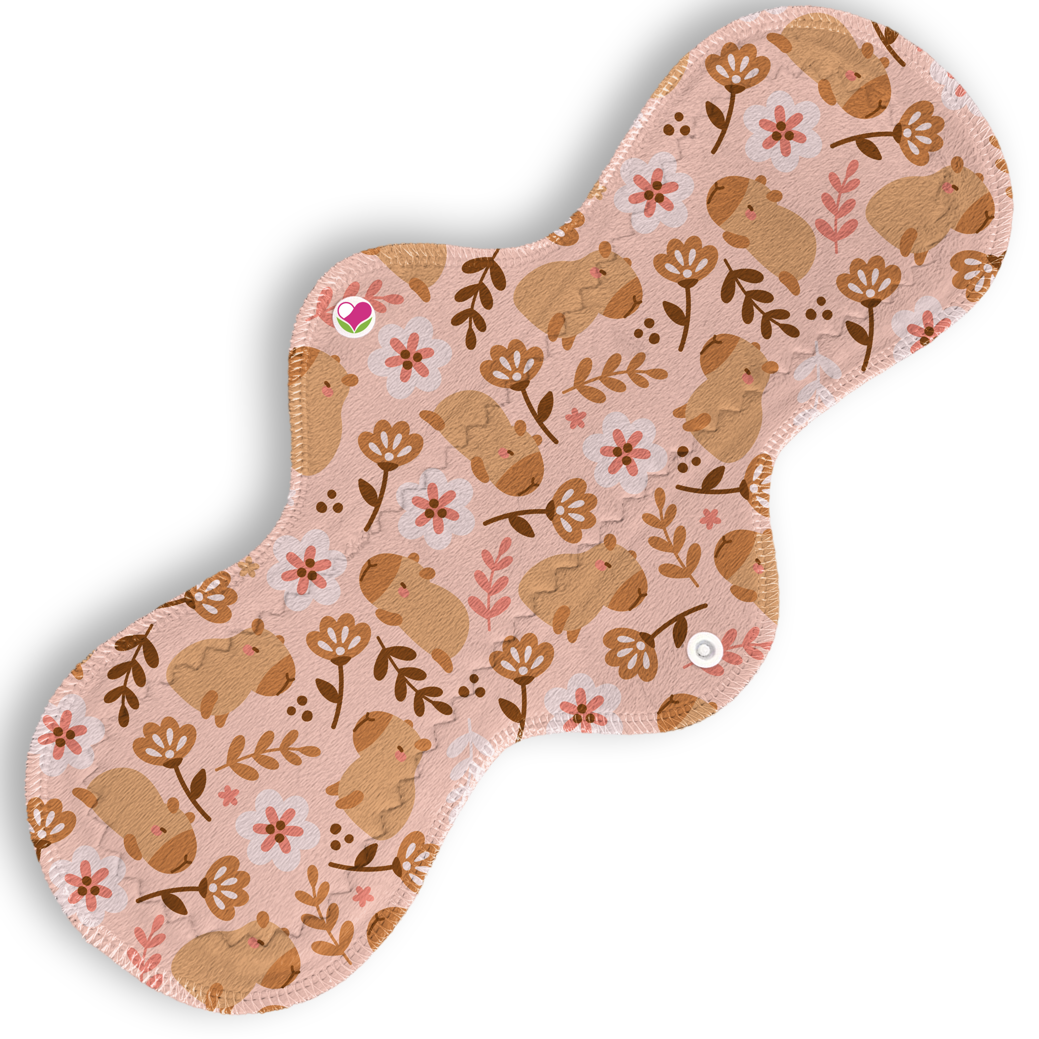 Nocturna capibara rosa 36 cms