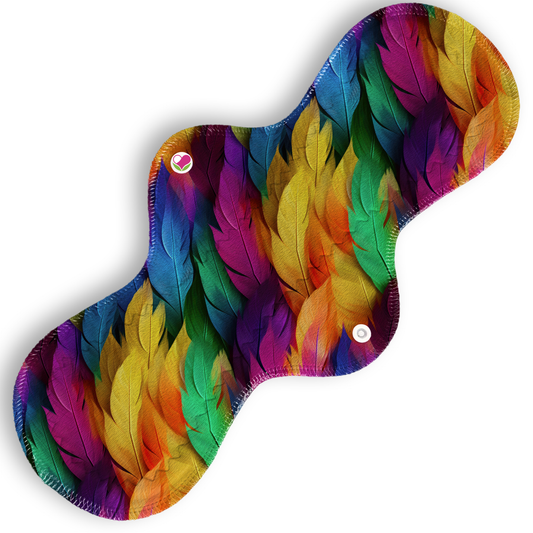 Nocturna plumas colores new 36 cms