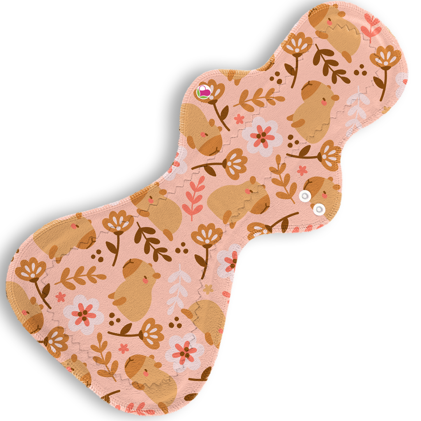 Plus capibara rosa 40 cms