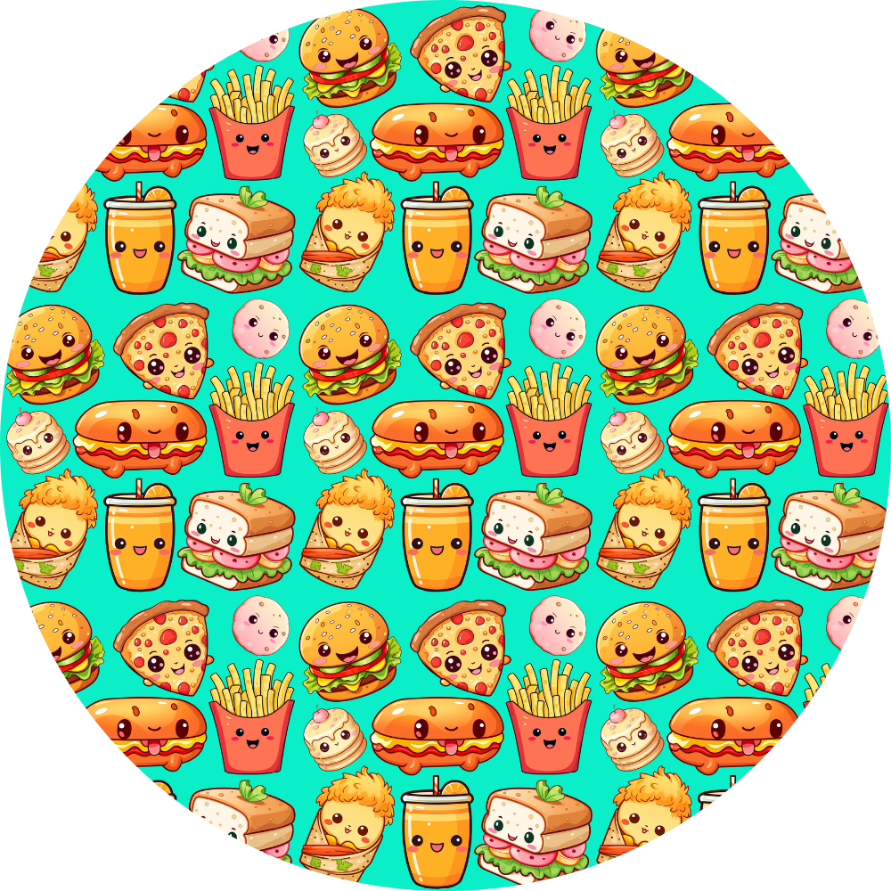 Mandil fast food kawaii