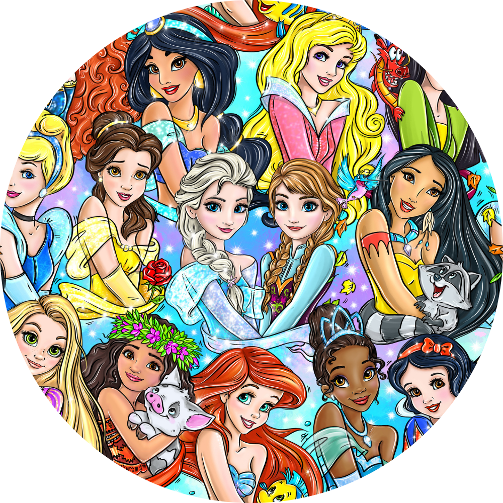 Mandil princesas agua