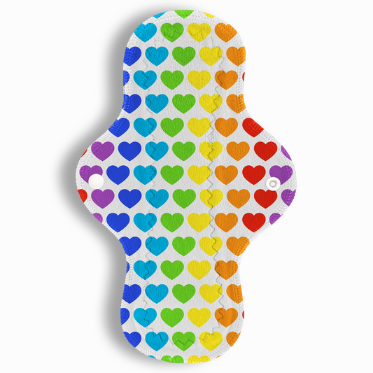 Abundante corazones colores blanco 29 cms