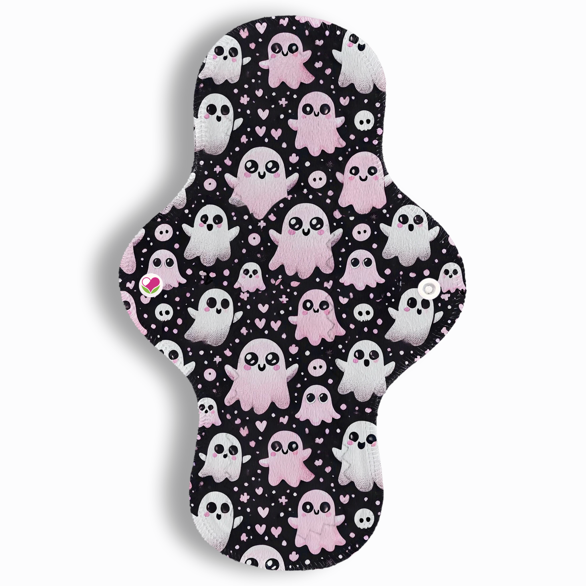 fantasma kawaii rosa negro