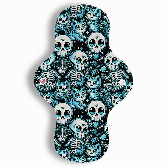 Abundante huesitos halloween azul 29 cms