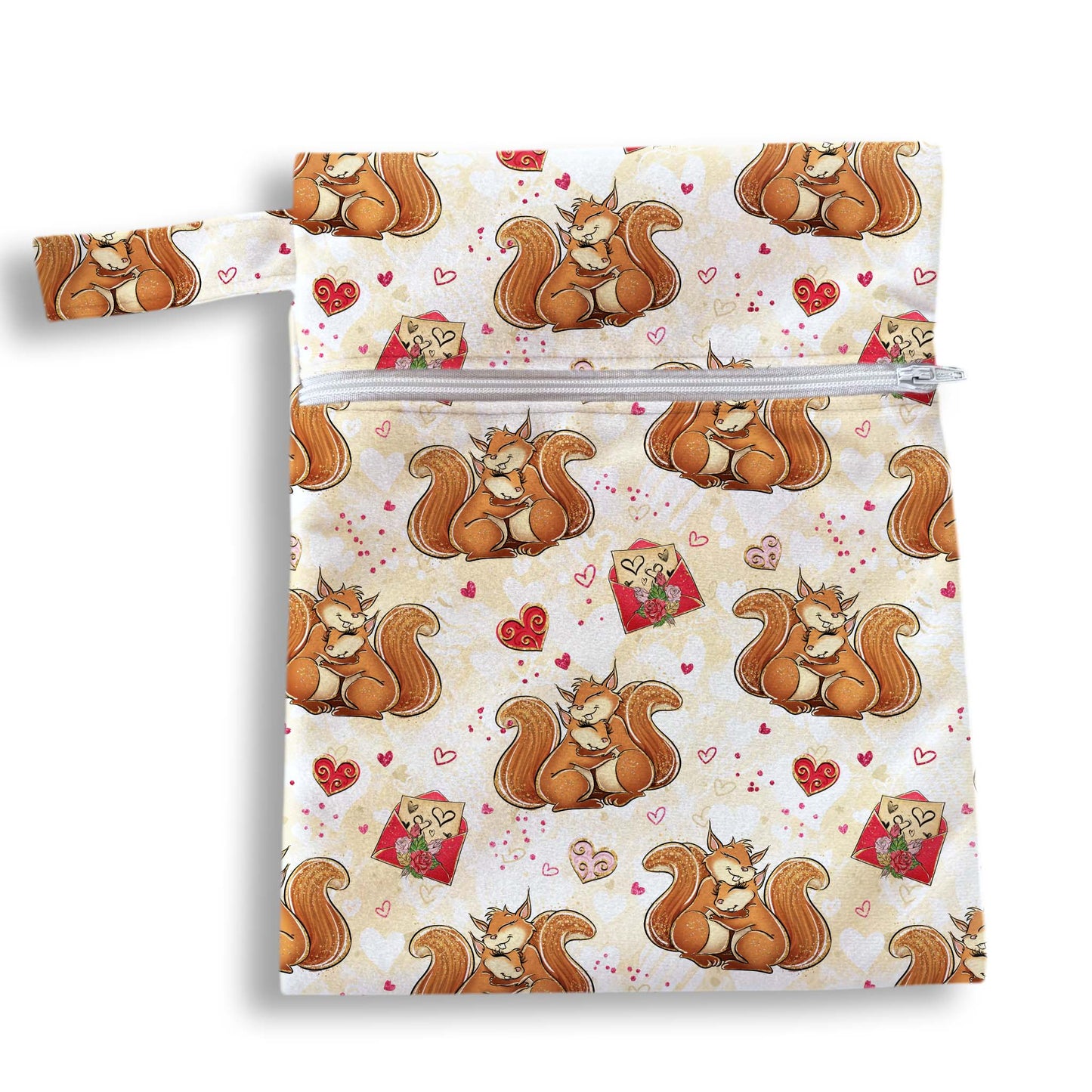 Bolsa ardillas love 18 x 25 cms