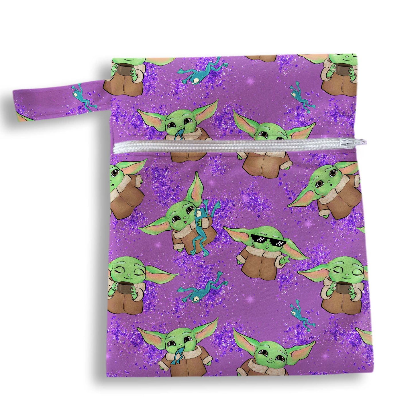 Bolsa baby yodha morado 18 x 25 cms