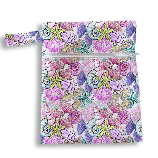 Bolsa caracoles marinos 18 x 25 cms