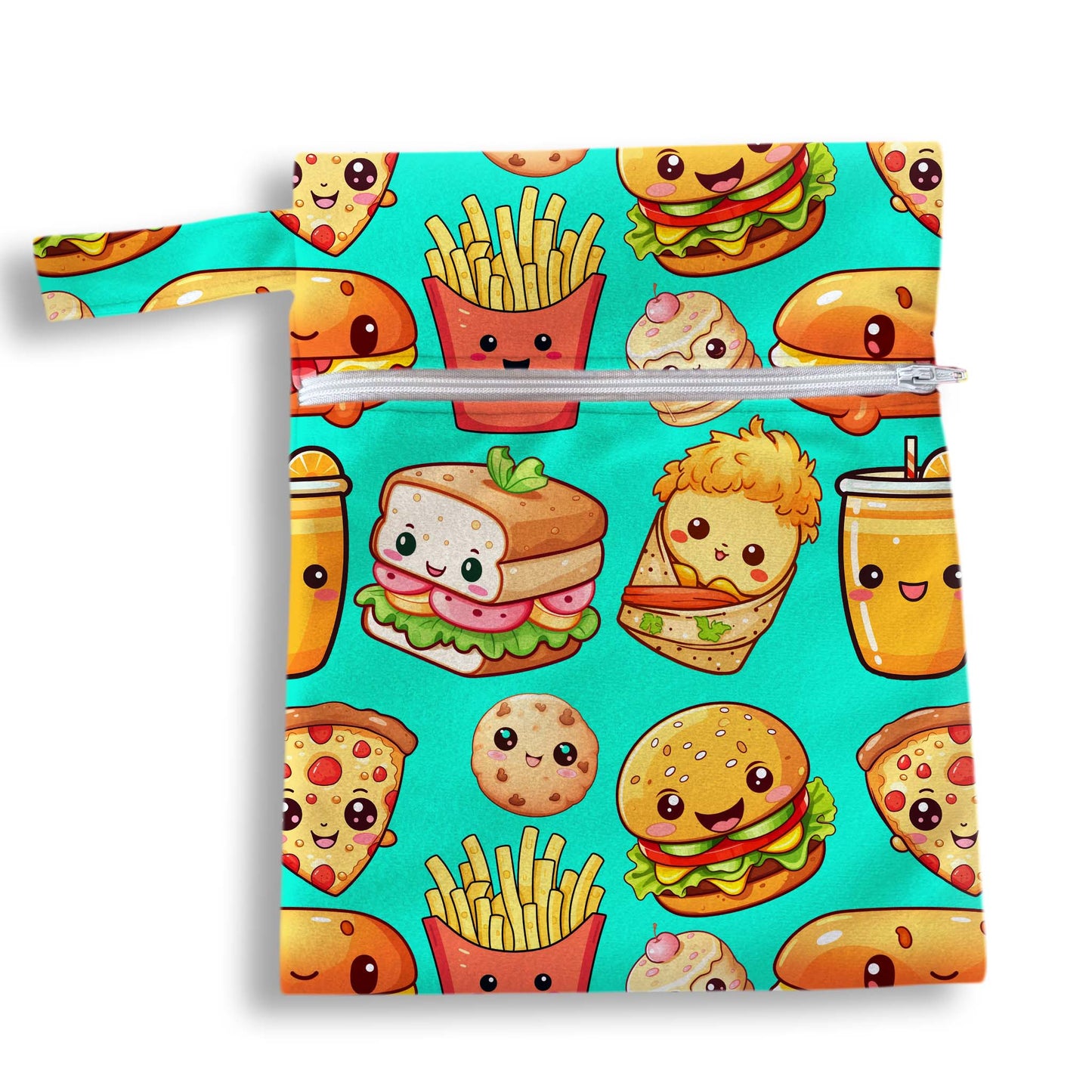 Bolsa fast food kawaii 18 x 25 cms