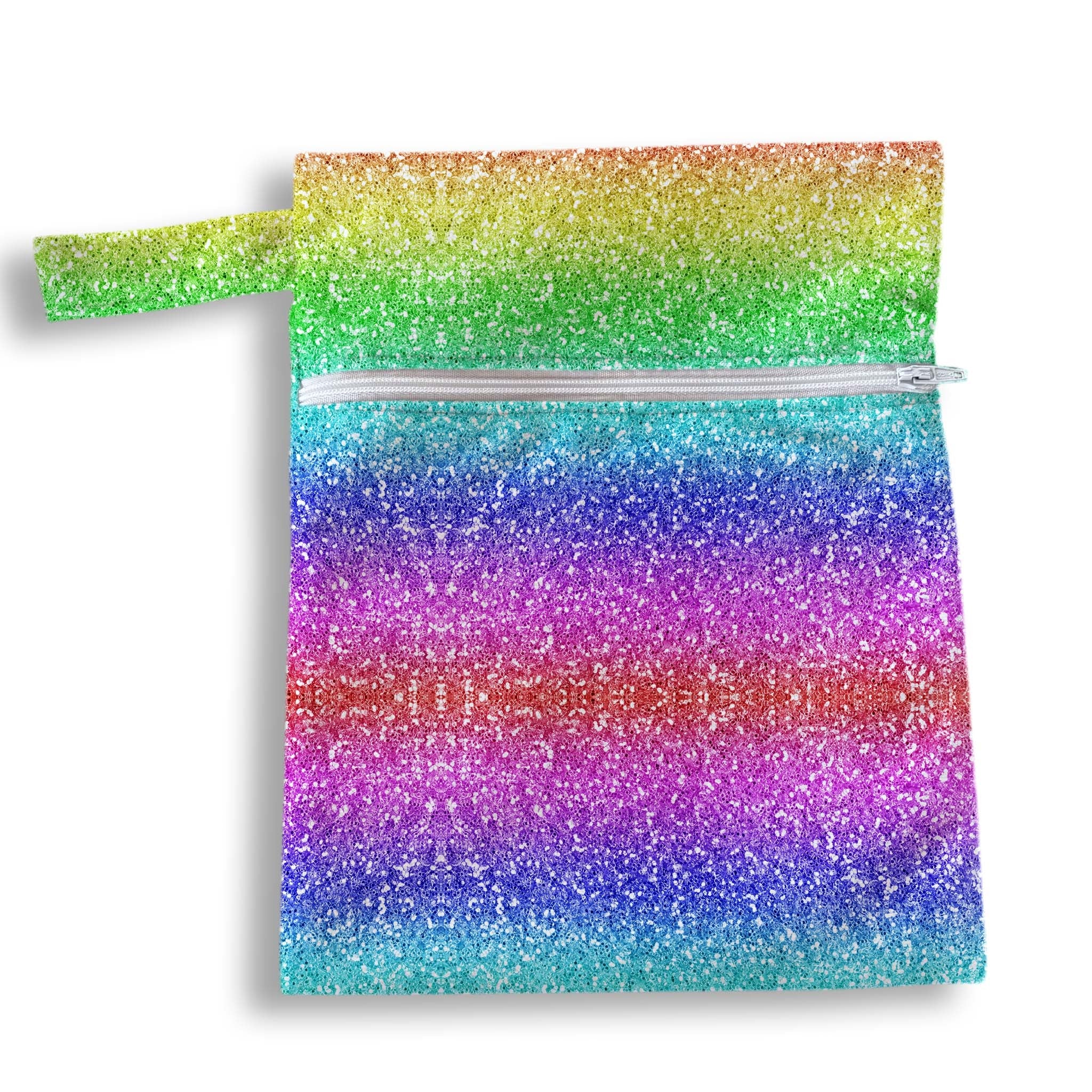 Bolsa glitter colores 18 x 25 cms
