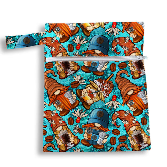 Bolsa gnomos coffe 18 x 25 cms