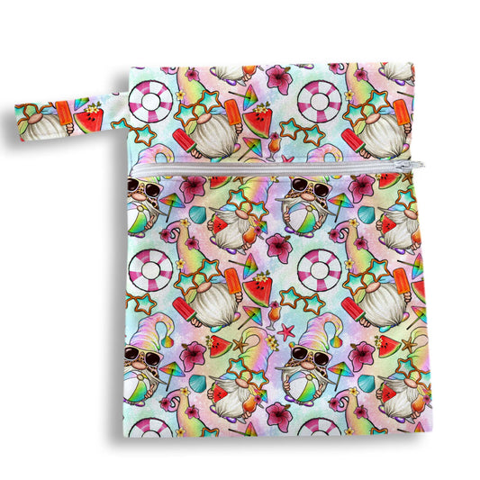 Bolsa gnomos playa 18 x 25 cms