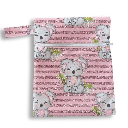 Bolsa koalas glitter 18 x 25 cms