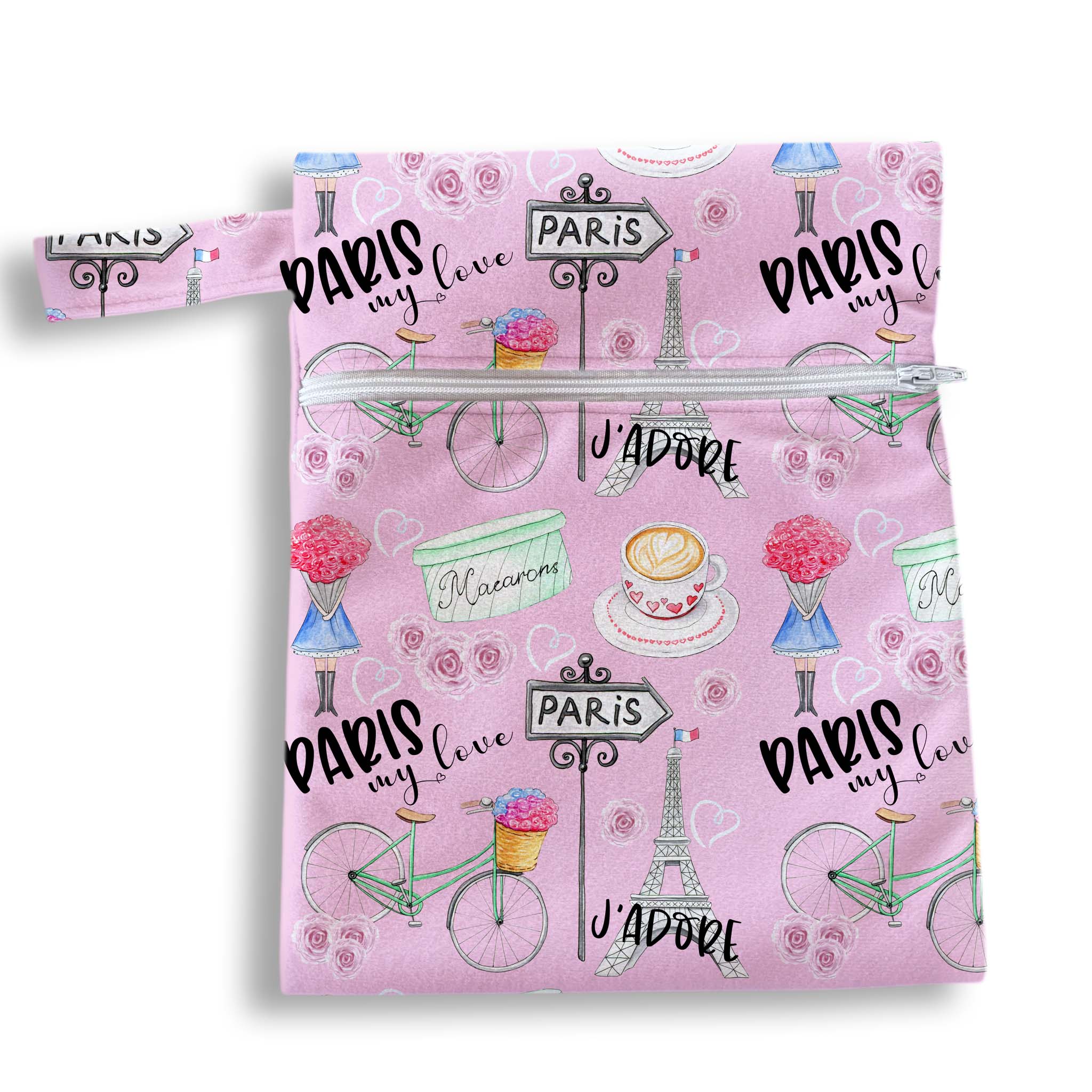 Bolsa paris rosa 18 x 25 cms