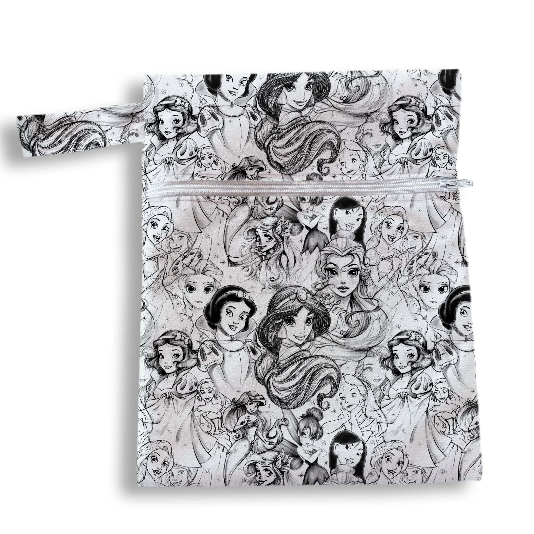 Bolsa princesas black 18 x 25 cms