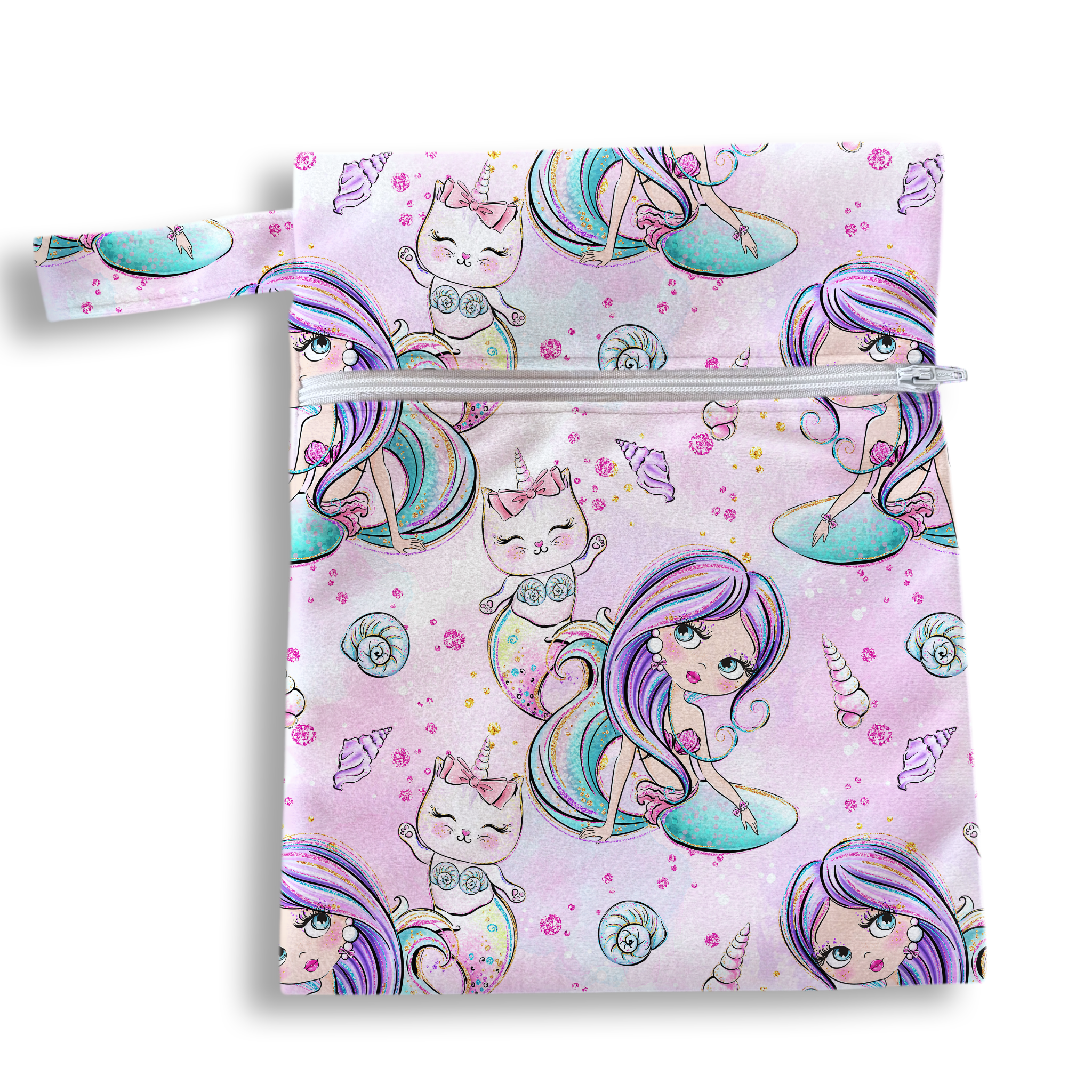 Bolsa sirenas gatito 18 x 25 cms