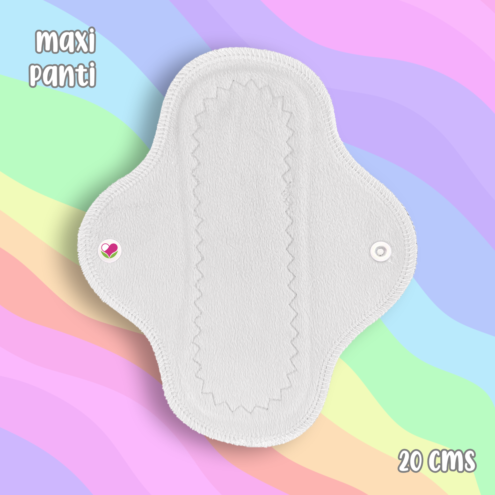 Maxi panti protector minky blanco 20 cms